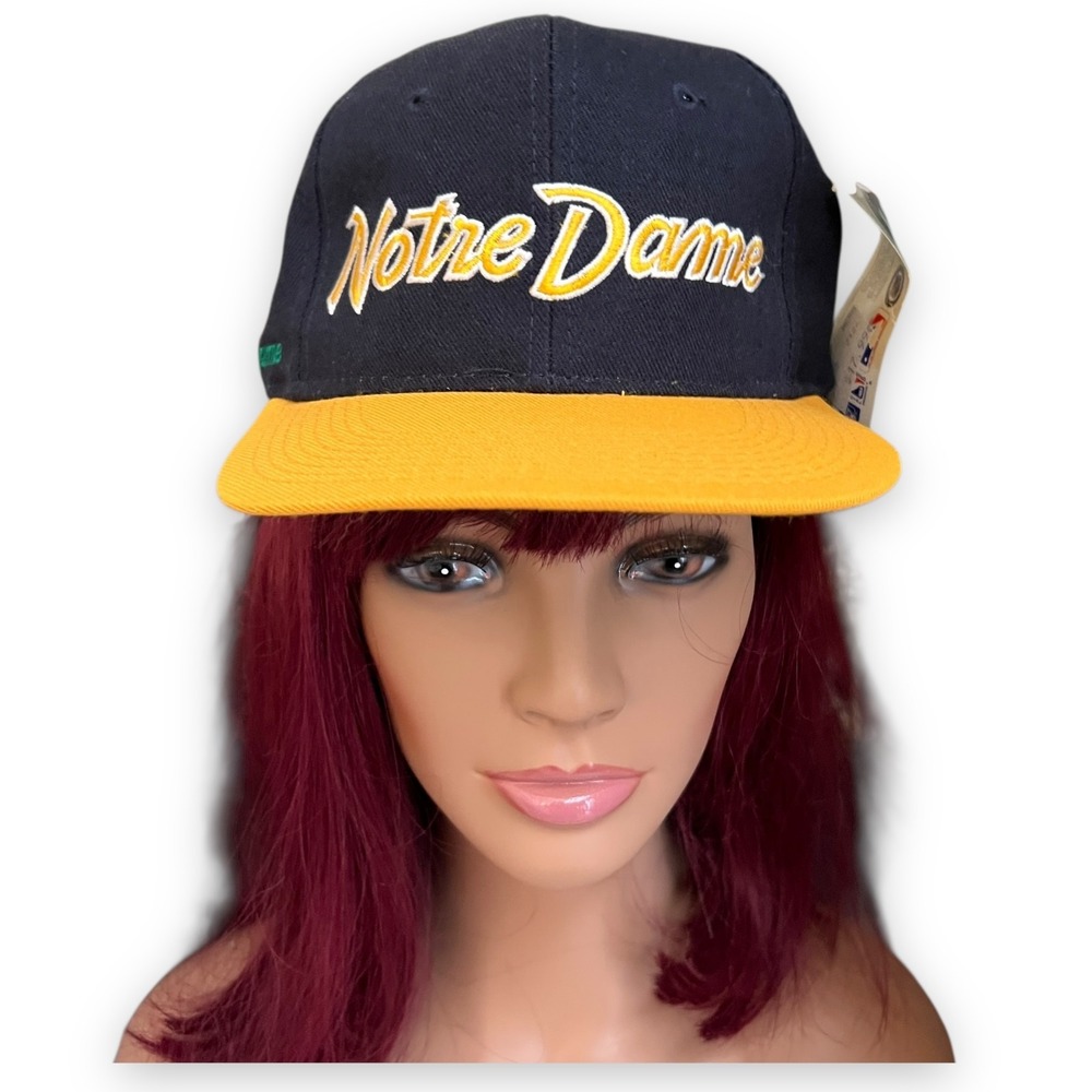 VTG Sports Specialties Notre Dame Snapback Hat NWT Made‎ in Korea Deadstock Dome